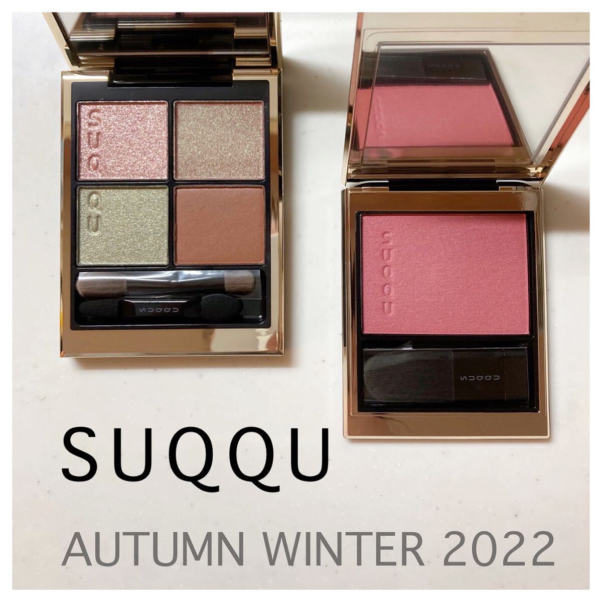 メルティング パウダー ブラッシュ 10 奥響 -OKUHIBIKI /SUQQU/パウダーチークを使ったクチコミ（1枚目）