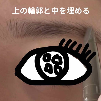 ブラシ付きアイブロウ繰り出し/CEZANNE/アイブロウペンシルを使ったクチコミ(3枚目)