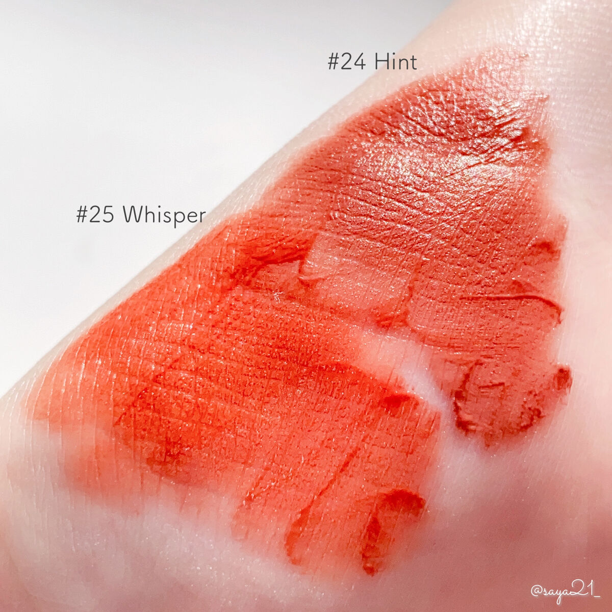 READ ME ベルベットマット リップティント赤狐限定 024 Hint/PERFECT DIARY/リップティントを使ったクチコミ（2枚目）