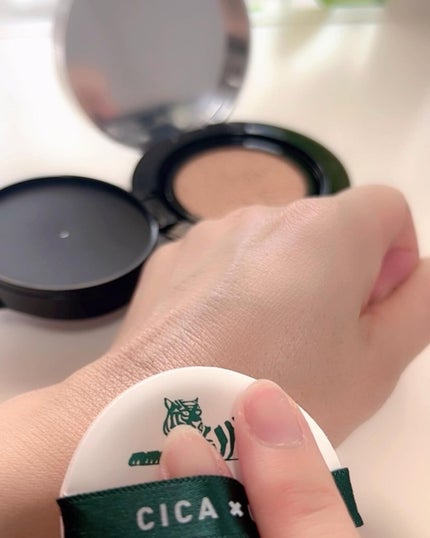 CICA エアリーフィットカバークッション/VT/クッションファンデーションを使ったクチコミ(2枚目)