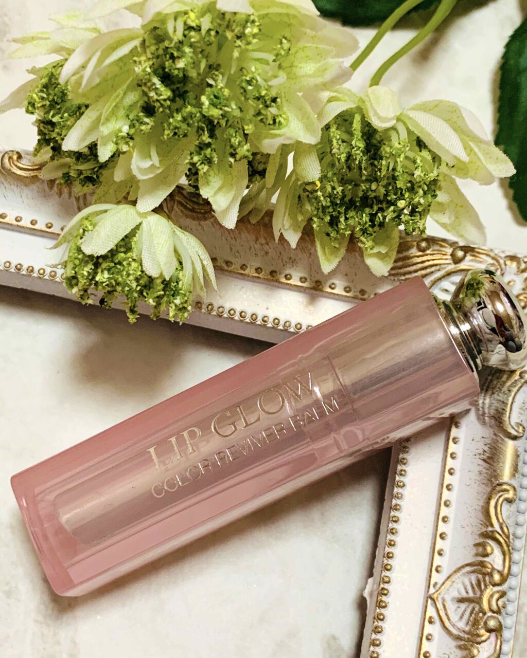 【旧】ディオール アディクト リップ グロウ 001 ピンク(限定パッケージ)/Dior/リップケアを使ったクチコミ（1枚目）