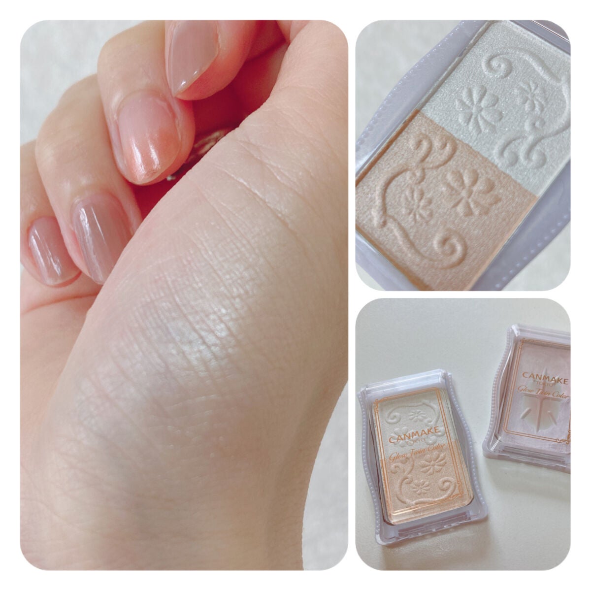 グロウツインカラー/キャンメイク/アイシャドウパレットを使ったクチコミ(2枚目)