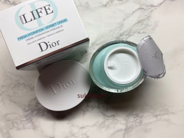 Dior ライフ ソルベ クリームのクチコミ「保湿力はあるのにこってりしていない暑い時期にも使いやすいクリーム。

#Dior #ライフソル.....」（3枚目）