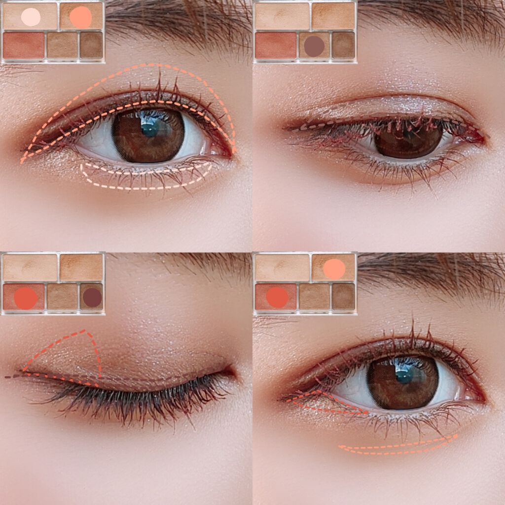 パーフェクトマルチアイズ/キャンメイク/アイシャドウパレットを使ったクチコミ(3枚目)