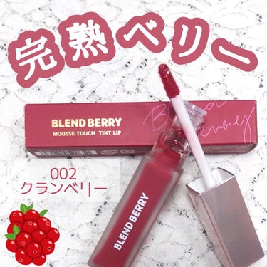 ムースタッチティントリップ		 002 クランベリー/BLEND BERRY/口紅を使ったクチコミ（1枚目）