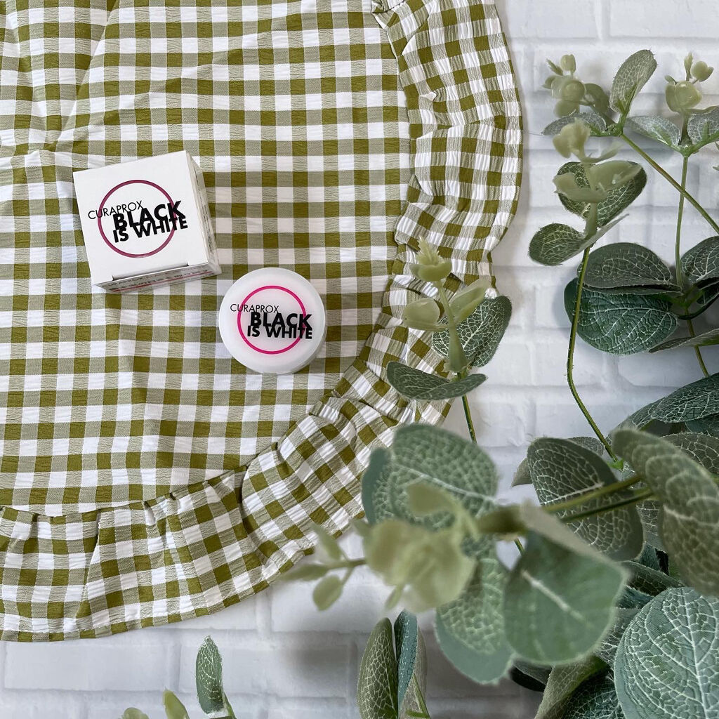 ブラックイズホワイト粉歯磨き /CURAPROX/歯磨き粉を使ったクチコミ（1枚目）