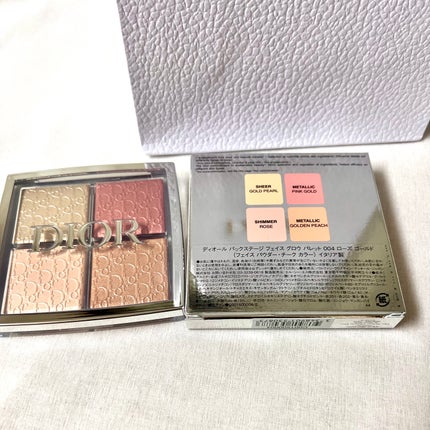 ディオール バックステージ フェイス グロウ パレット/Dior/ハイライトを使ったクチコミ(5枚目)
