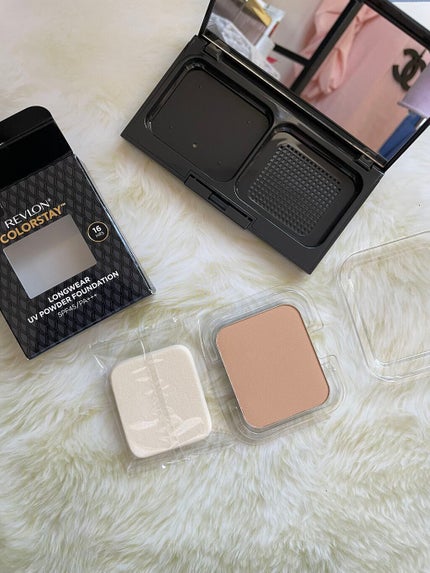 カラーステイ ロングウェア UV パウダー ファンデーション/REVLON/パウダーファンデーションを使ったクチコミ(2枚目)