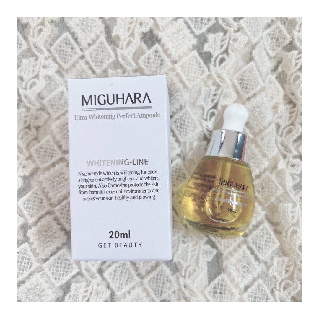 Ultra Whitening Perfect Ampoule/MIGUHARA/美容液を使ったクチコミ(1枚目)