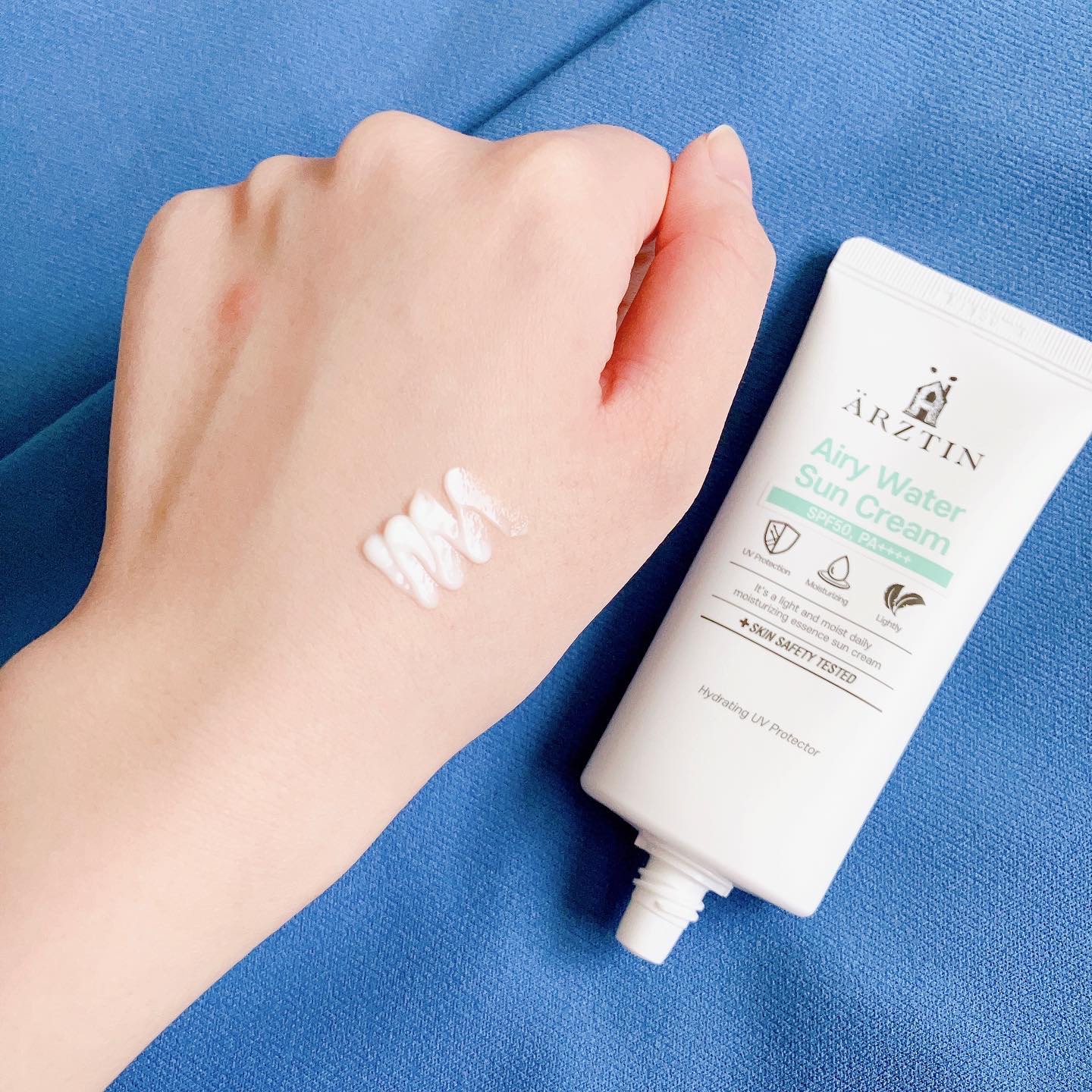 エアリーウォーターサンクリーム/エルツティン/日焼け止めクリームを使ったクチコミ（3枚目）