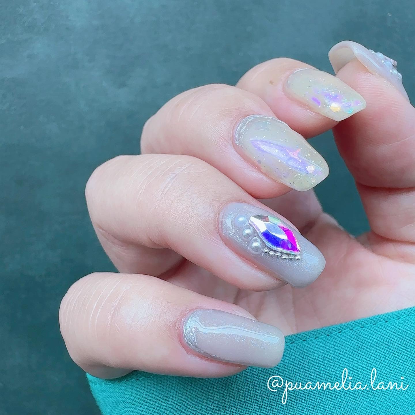 ジェルミー クリスタルトップジェル  16ml/ジェルミーワン/ジェルネイルを使ったクチコミ（1枚目）