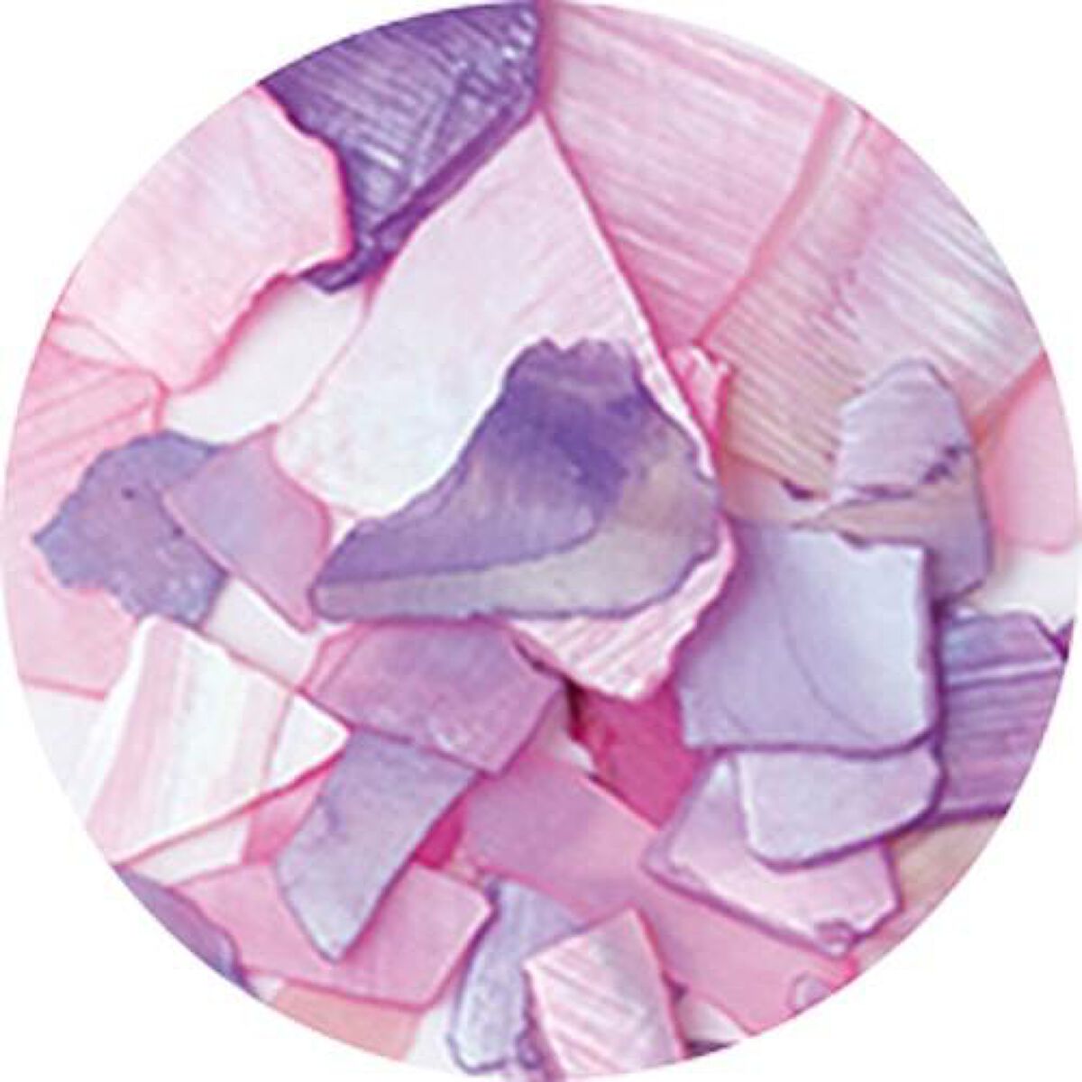 ナチュラルビーチシェル S-1 ピンクMIX