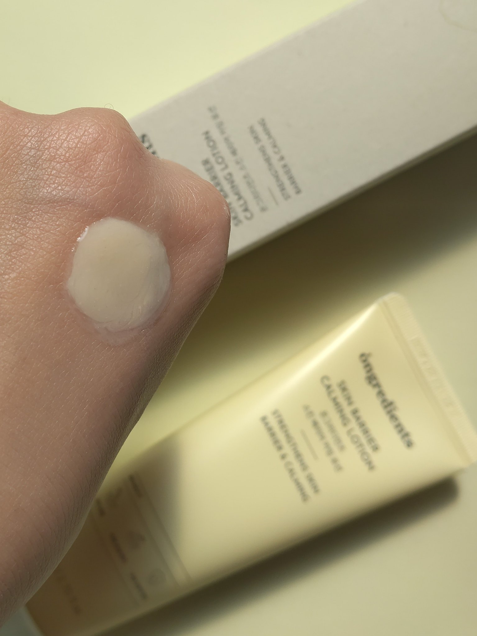 Skin Barrier Calming Lotion/Ongredients/乳液を使ったクチコミ（2枚目）