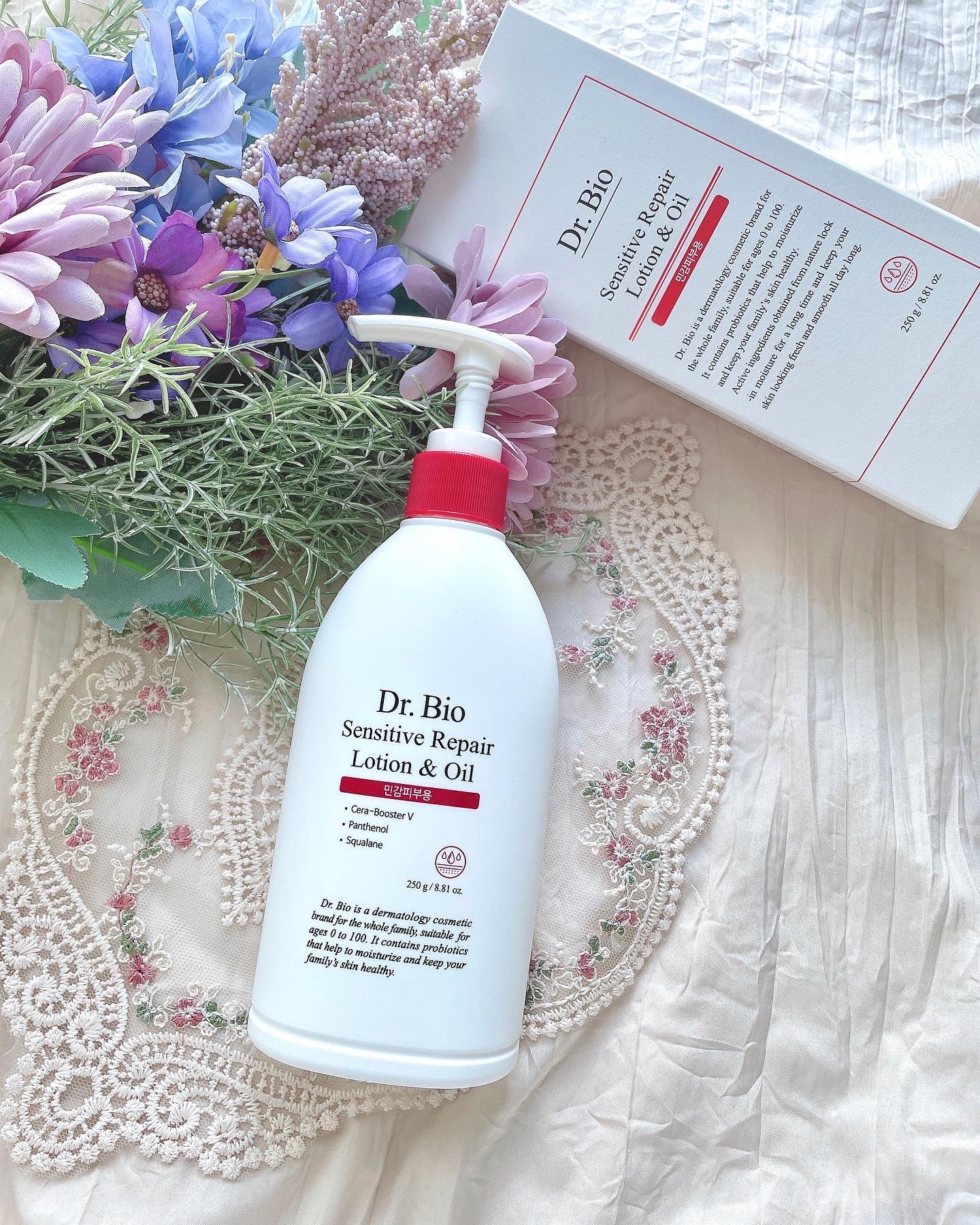 センシティブ リペア ローション&オイル/Dr.Bio/ボディクリームを使ったクチコミ（2枚目）