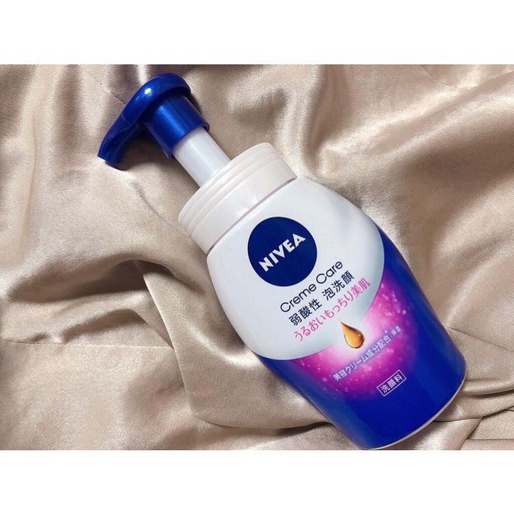 ニベア クリアビューティー弱酸性泡洗顔 もっちり美肌/ニベア/泡洗顔を使ったクチコミ(1枚目)