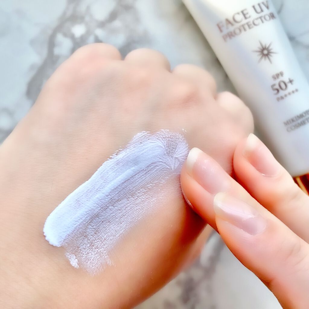 フェイス UVプロテクター/ミキモト コスメティックス/日焼け止めクリームを使ったクチコミ（3枚目）