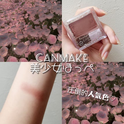 【旧品】パウダーチークス/キャンメイク/パウダーチークを使ったクチコミ(1枚目)