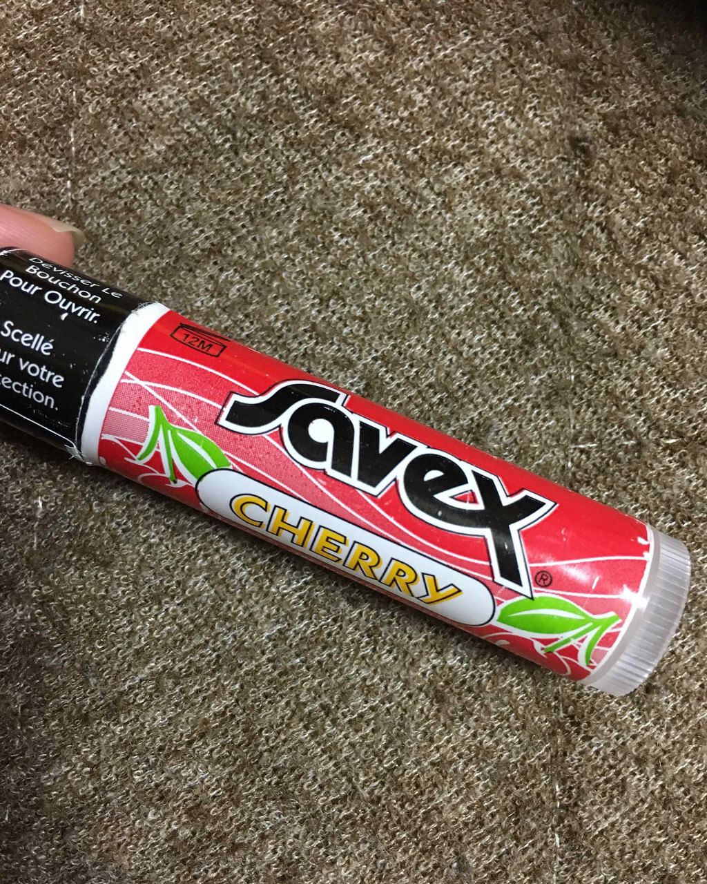 サベックス リップクリーム スティック チェリー/サベックス/リップクリームを使ったクチコミ（1枚目）