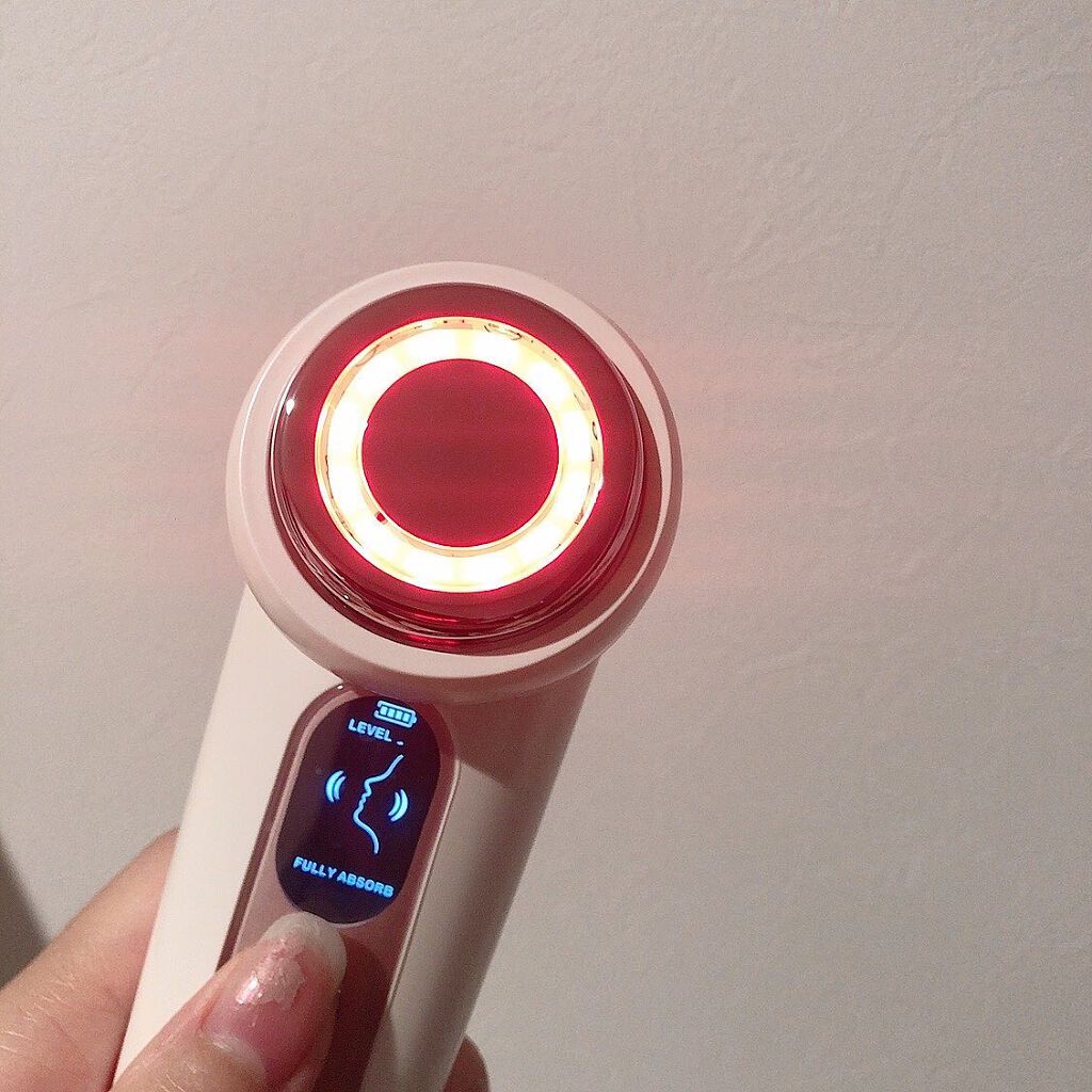 超音波美顔器 光エステ イオン導入導出 クレンジング フェイスケア/Sarlisi/美顔器・マッサージを使ったクチコミ(2枚目)