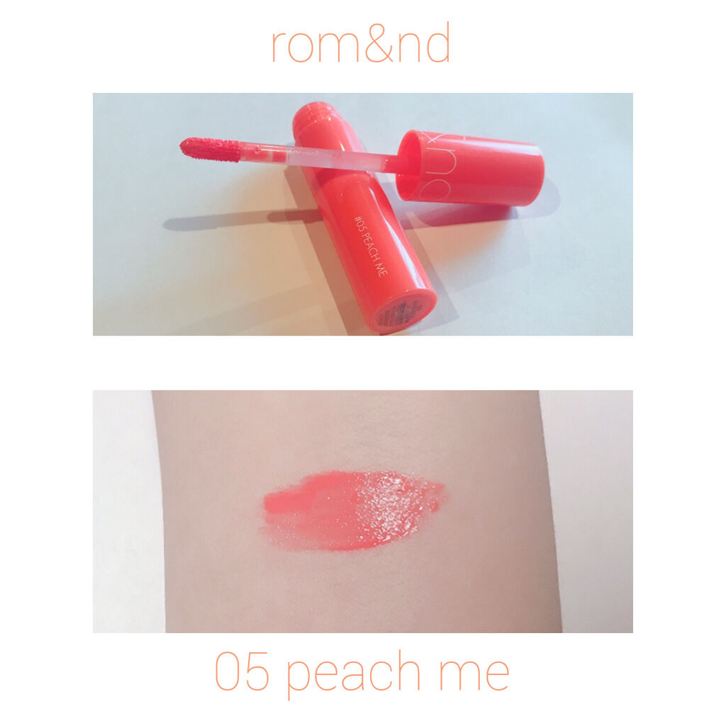 ジューシーラスティングティント/rom&nd/リップティントを使ったクチコミ（1枚目）