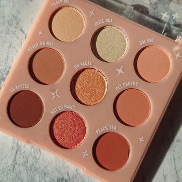 PEACH Out/ColourPop/アイシャドウパレットを使ったクチコミ（3枚目）