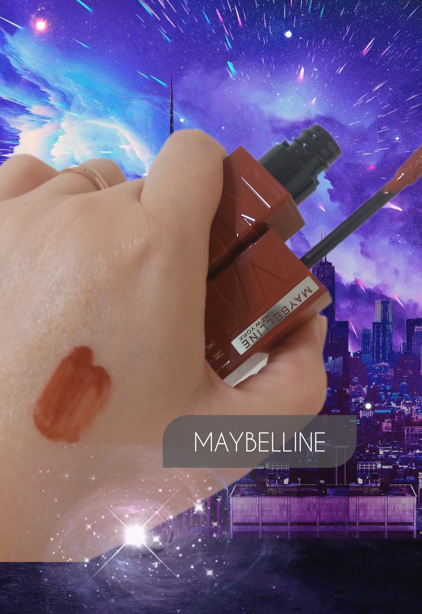 SPステイ ヴィニルインク 130 極上のローストチョコレート/MAYBELLINE NEW YORK/口紅を使ったクチコミ（1枚目）