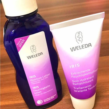  💜WELEDA💜
・アイリス モイスチャーローション
（保湿化粧水）
・アイリス モイスチャークリーム
（基本フェイスクリーム）

混合肌でおでこや鼻はべたつきやすいく、ほっぺはカサカサになりやすいの