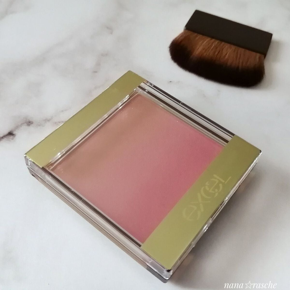 オーラティック ブラッシュ/excel/パウダーチークを使ったクチコミ(2枚目)