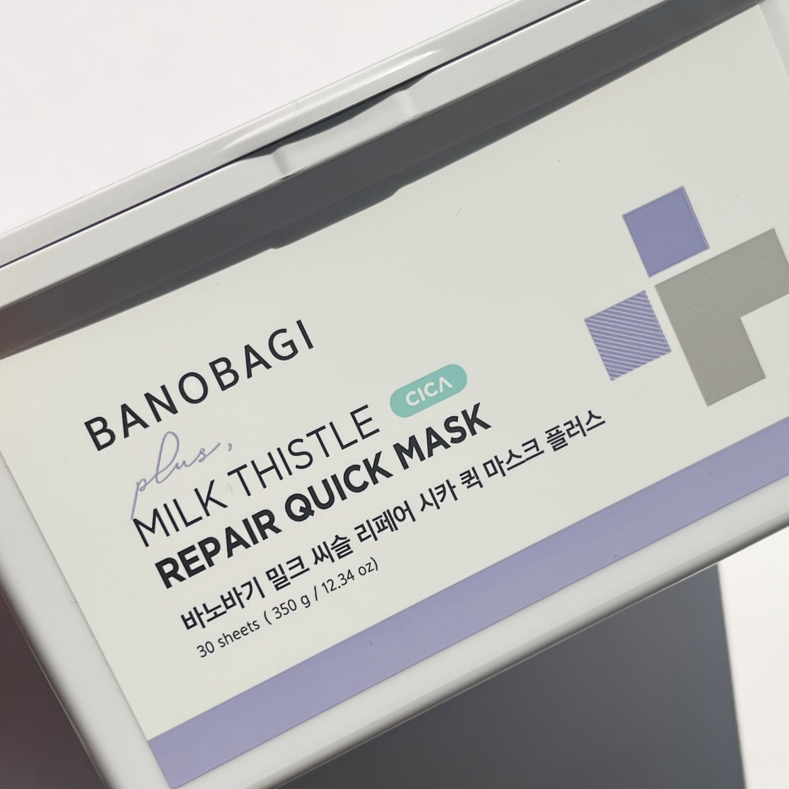 ミルクシスルリペアシカクイックマスクプラス/BANOBAGI/シートマスク・パックを使ったクチコミ（2枚目）