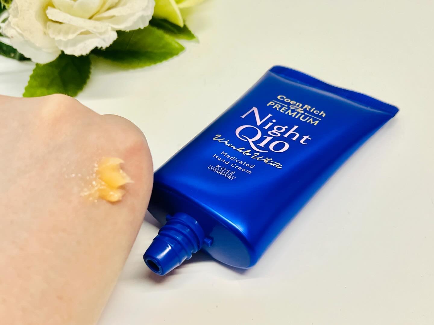 コエンリッチ　ザ　プレミアム 薬用リンクルナイト　ハンドクリーム 【医薬部外品】/コエンリッチQ10/ハンドクリームを使ったクチコミ（3枚目）