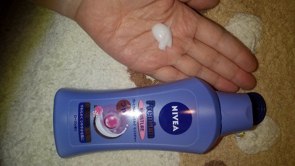 ニベア プレミアムボディミルク モイスチャー/ニベア/ボディミルクを使ったクチコミ(1枚目)