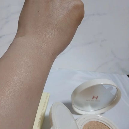 セカンドスキングロウクッション/hince/クッションファンデーションを使ったクチコミ(2枚目)