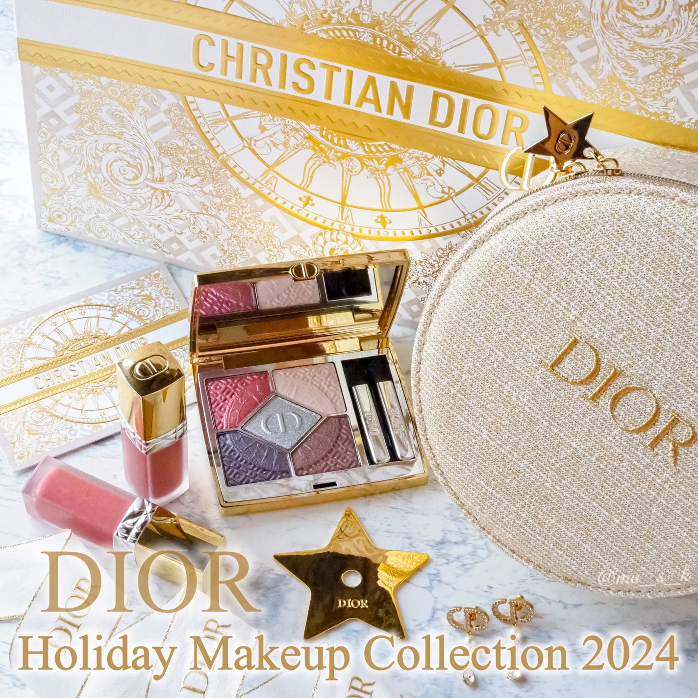 【旧】ディオールショウ サンク クルール(クリスマス コレクション 2024 限定品)/Dior/アイシャドウを使ったクチコミ(1枚目)