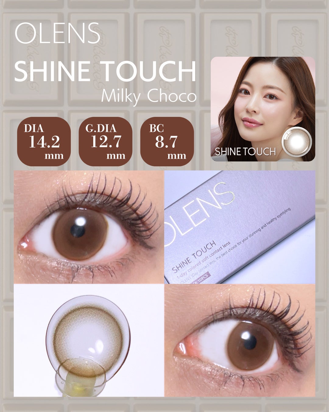 ViVi Ring 1day/OLENS/ワンデー(1DAY)カラコンを使ったクチコミ(2枚目)