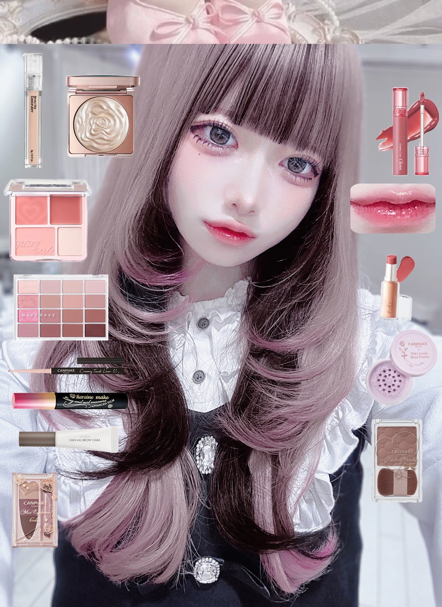 双花彫刻 ハイライト/花西子/パウダーハイライトを使ったクチコミ(2枚目)