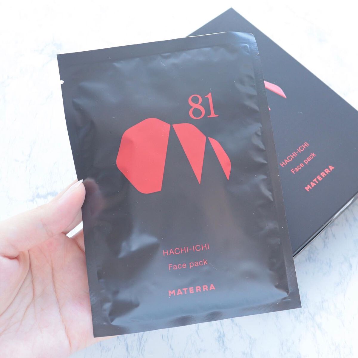 81マテラ フェイスパック/MATERRA81/シートマスク・パックを使ったクチコミ(2枚目)
