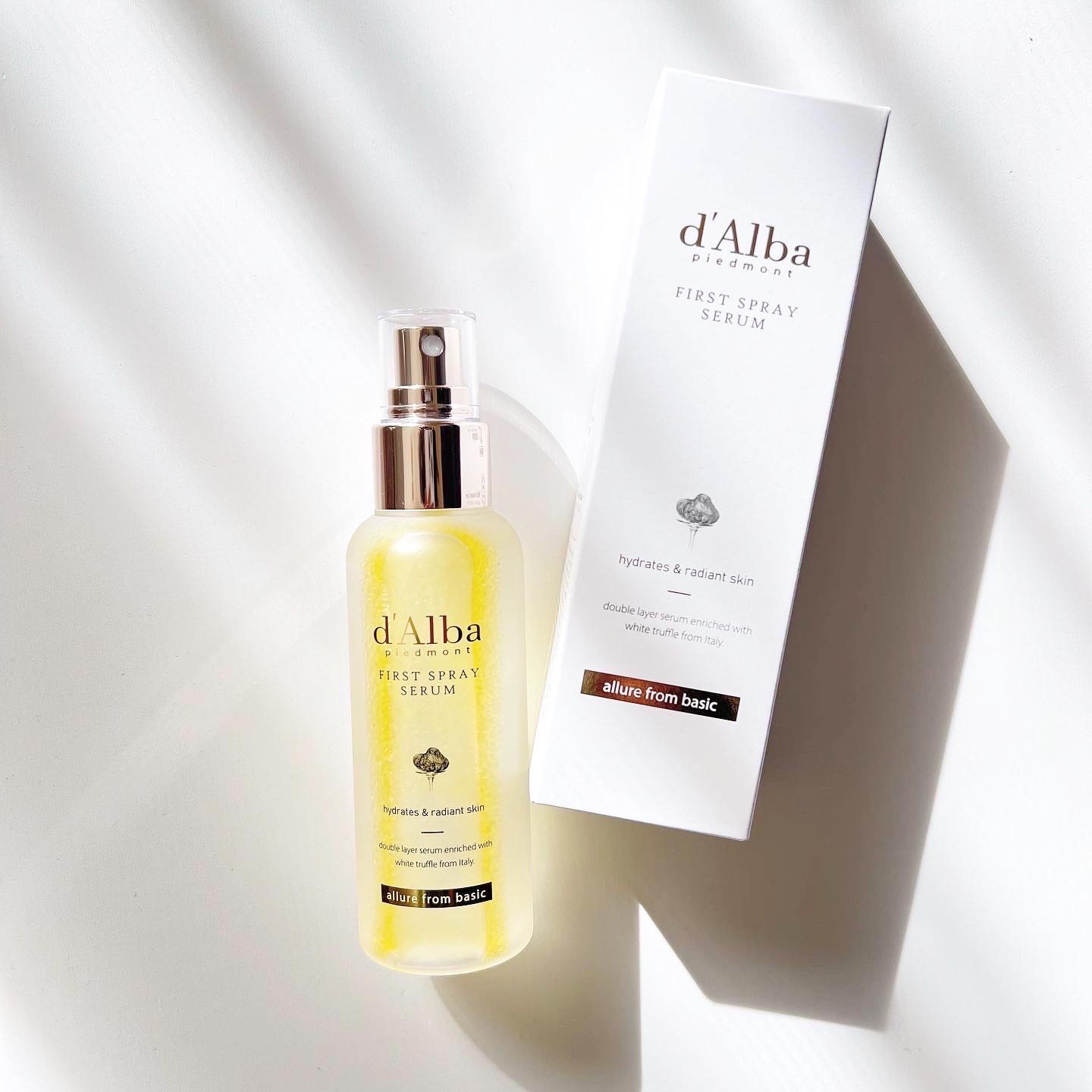 ダルバ ホワイトトリュフファーストスプレーセラム/ダルバ/ミスト状化粧水を使ったクチコミ（1枚目）