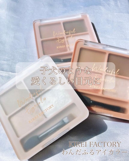 わんだふるアイカラー/KIREI FACTORY/アイシャドウパレットを使ったクチコミ(1枚目)
