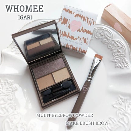 平行眉ブラシ 熊野筆/WHOMEE/メイクブラシを使ったクチコミ(1枚目)