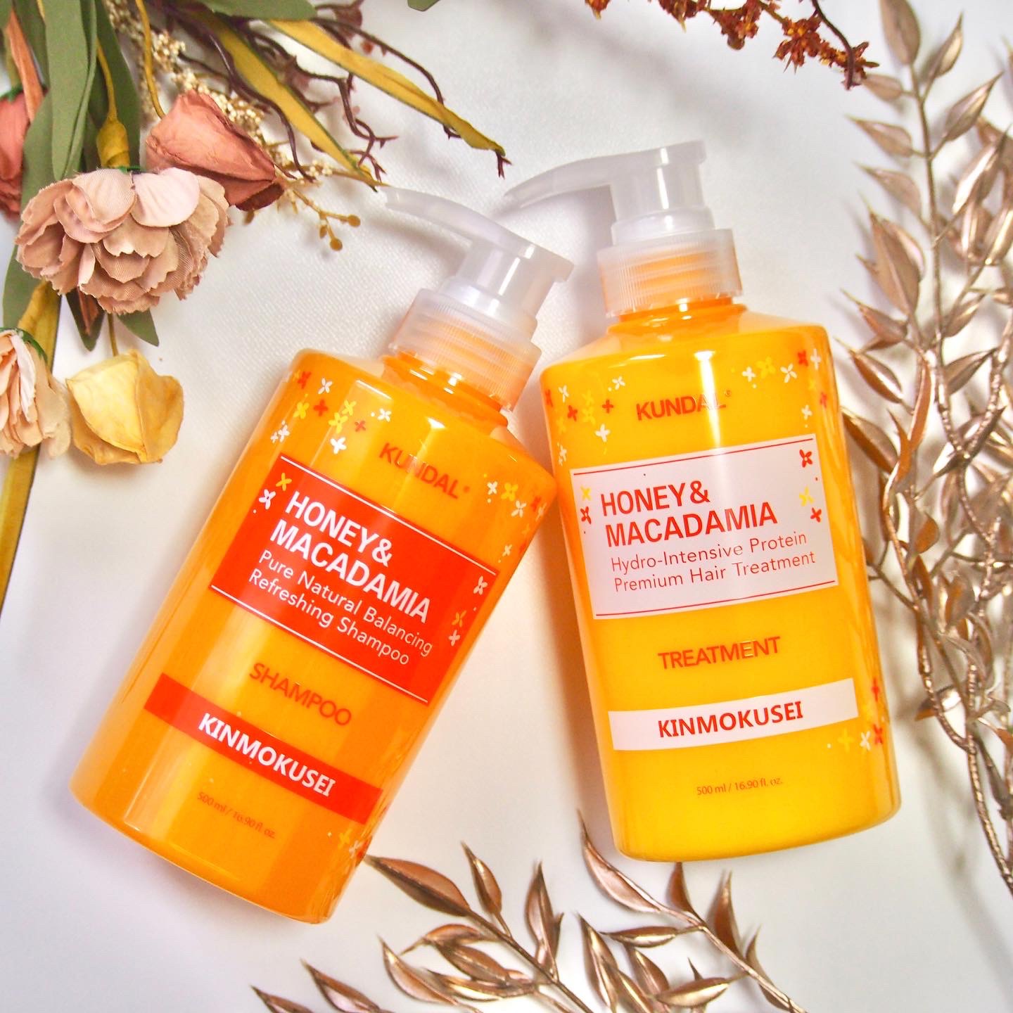 H＆Mシャンプートリートメントセット（キンモクセイの香り）/KUNDAL/市販シャンプーを使ったクチコミ（1枚目）