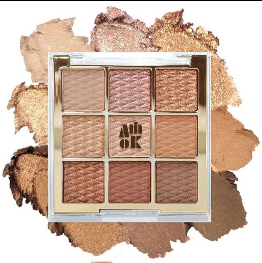 ソフトクレイビームアイシャドウパレット/AMIOK/ジェル・クリームアイシャドウを使ったクチコミ（2枚目）