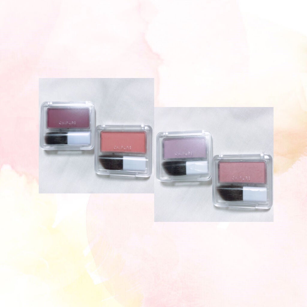 パウダー チーク ニュアンスカラー/ちふれ/パウダーチークを使ったクチコミ(3枚目)