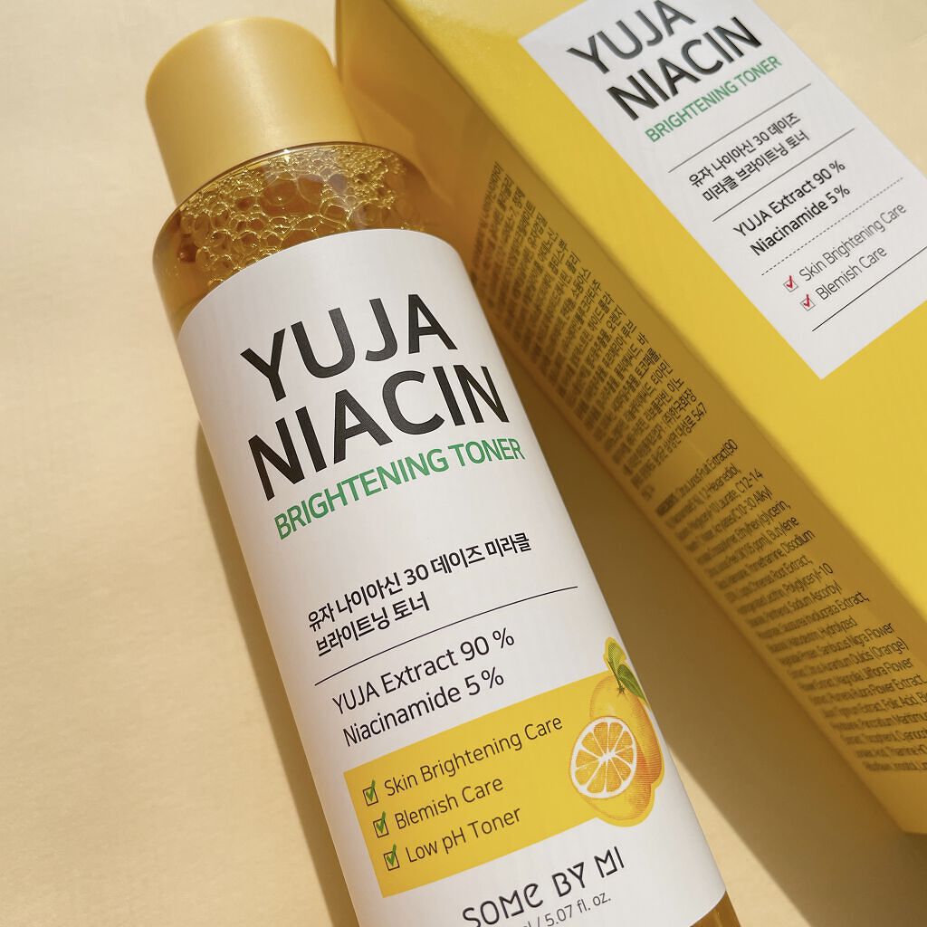 ユズナイアシン30 デイズ ミラクルブライトニング トナー/SOME BY MI/化粧水を使ったクチコミ（2枚目）