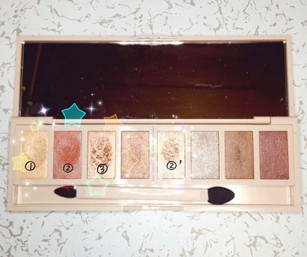 デュアルアイシャドウ N/excel/アイシャドウパレットを使ったクチコミ(3枚目)