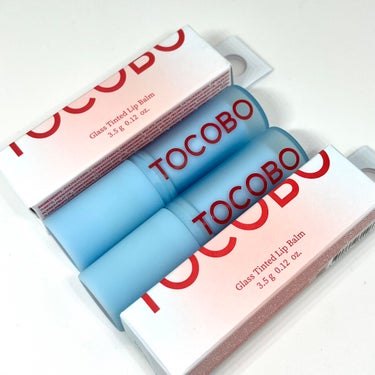 Glass Tinted Lip Balm/TOCOBO/リップケア・リップクリームを使ったクチコミ（2枚目）