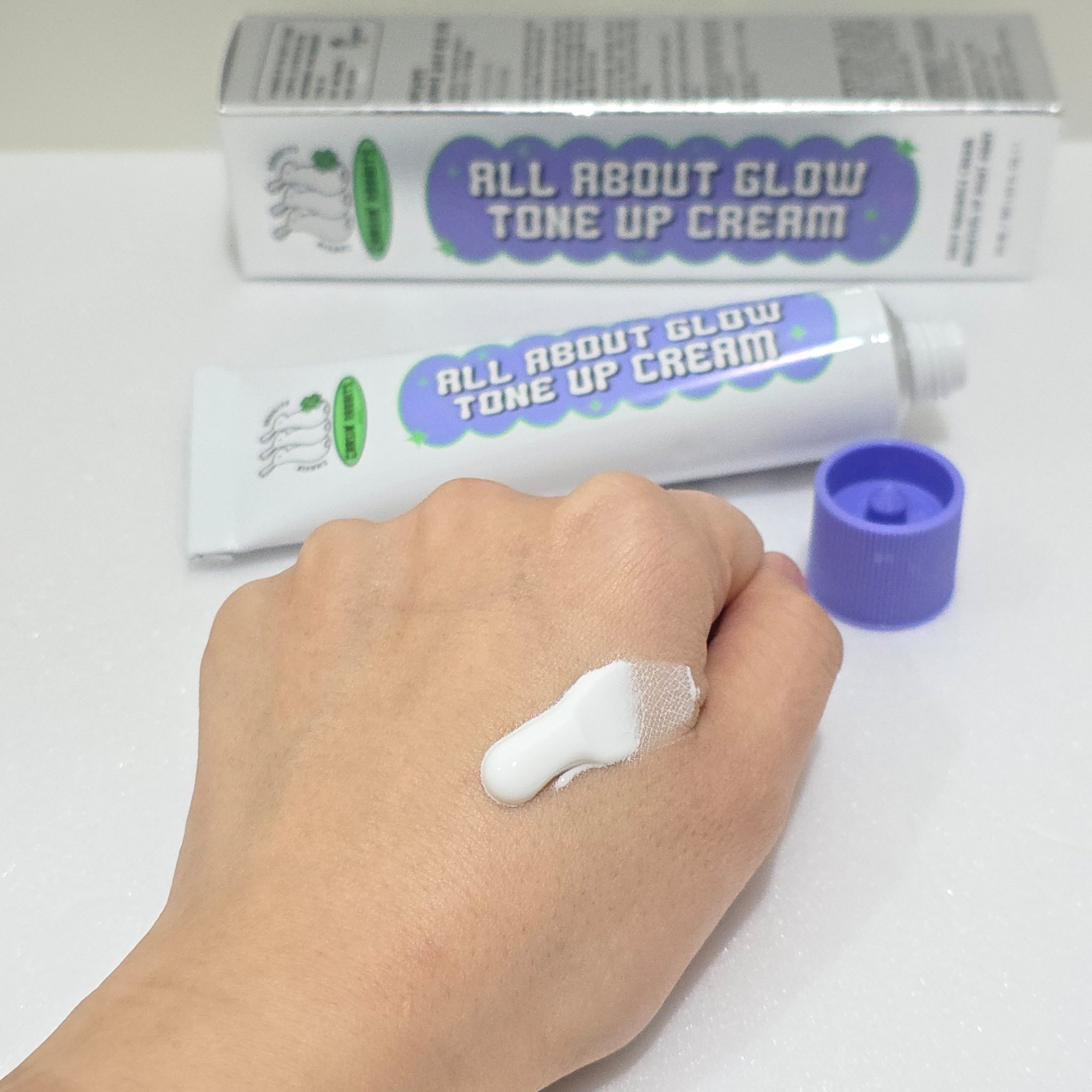 オールアバウトグロウトーンアップクリーム/CHASIN'RABBITS/化粧下地を使ったクチコミ（2枚目）