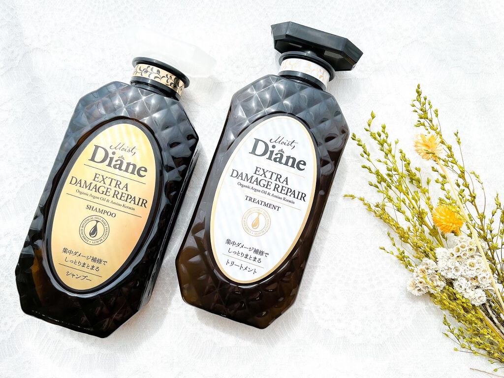 パーフェクトビューティ モイストダイアン エクストラダメージリペア シャンプー/トリートメント/ダイアン/市販シャンプーを使ったクチコミ（1枚目）