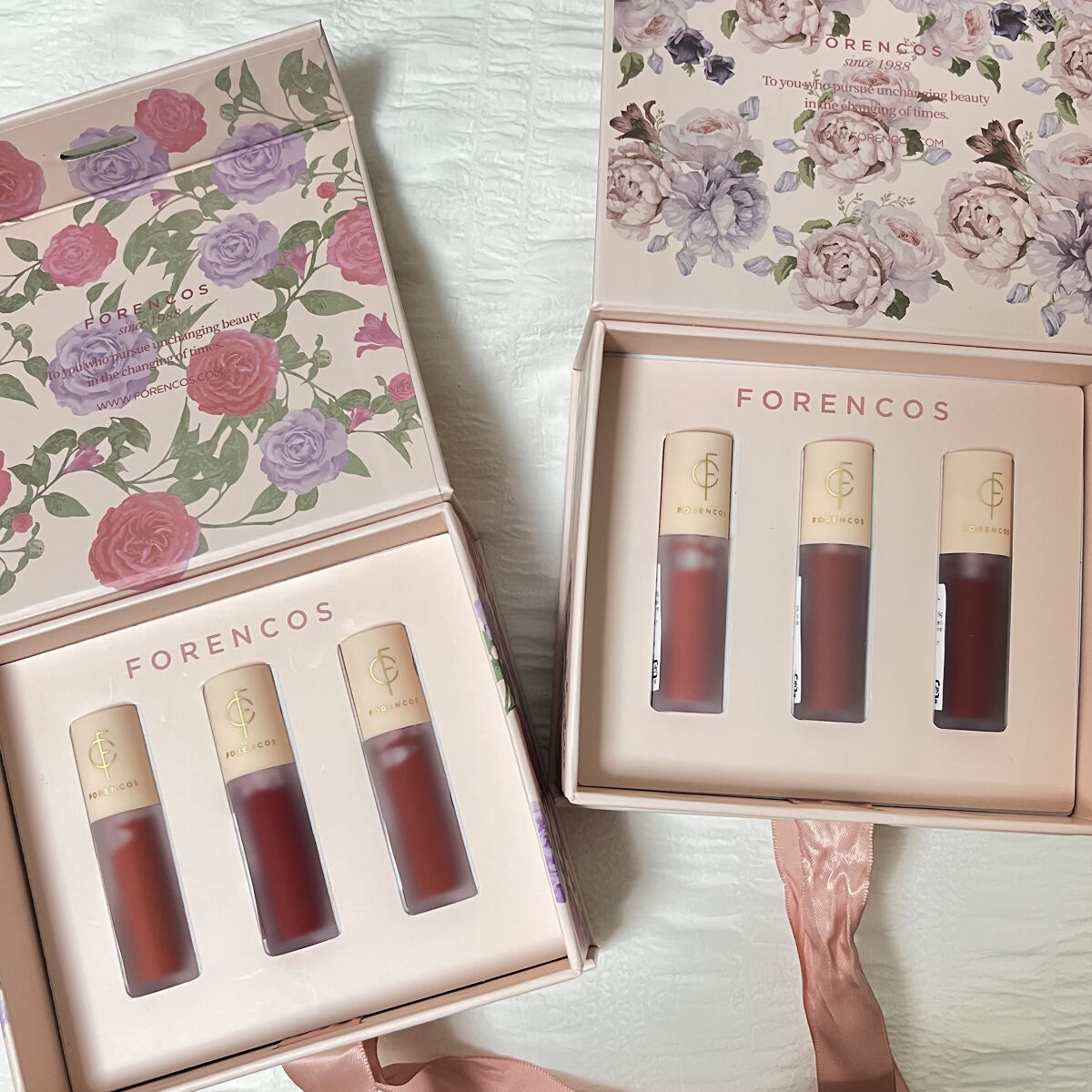 タトゥーベルベットミニティントセット/フォレンコス/リップティントを使ったクチコミ（1枚目）