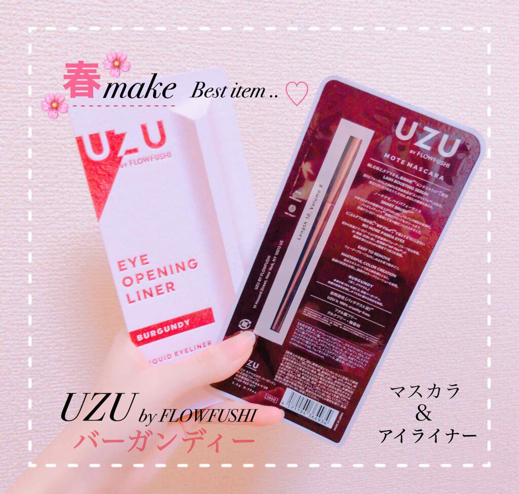 EYE OPENING LINER/UZU BY FLOWFUSHI/リキッドアイライナーを使ったクチコミ(1枚目)