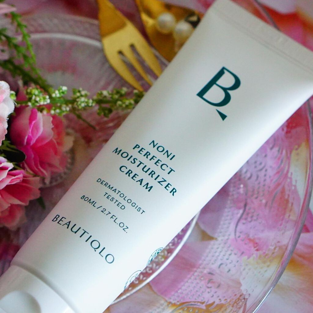 ノニパーフェクトモイスチャライザークリーム/BEAUTIQLO/フェイスクリームを使ったクチコミ(4枚目)